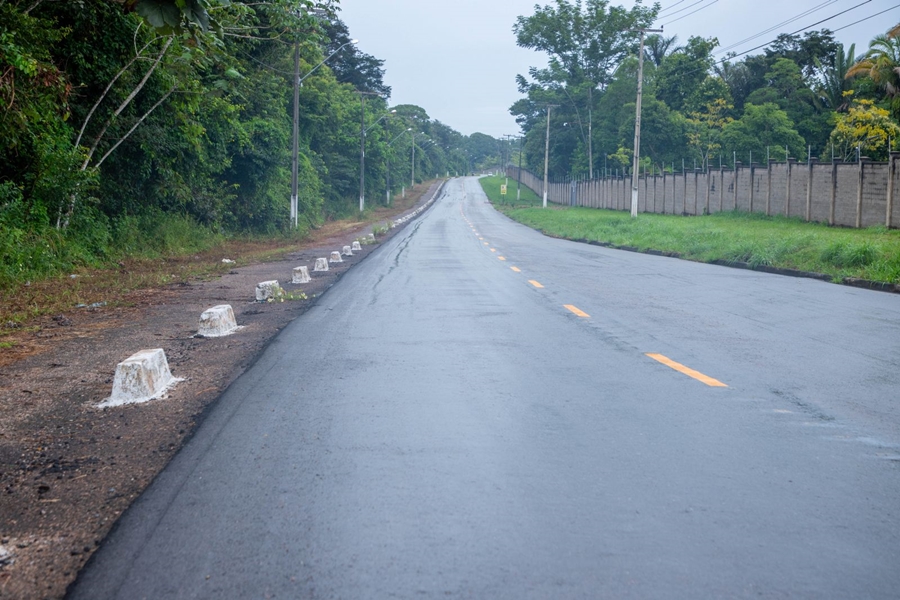 RECAPEADA: Estrada do Santo Antônio recebe sinalização de trânsito