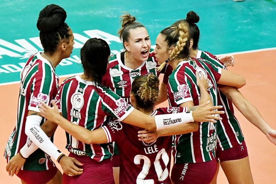 VOLEIBOL: Fluminense chega a três vitórias seguidas na Superliga de vôlei