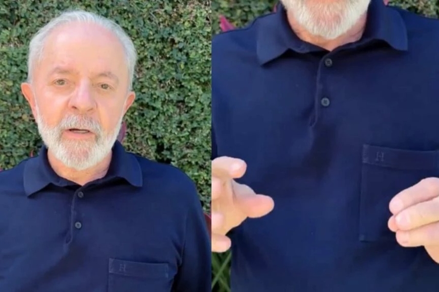 GRIFE: Lula usa camisa de R$ 2,6 mil em vídeo sobre atendimento do SUS