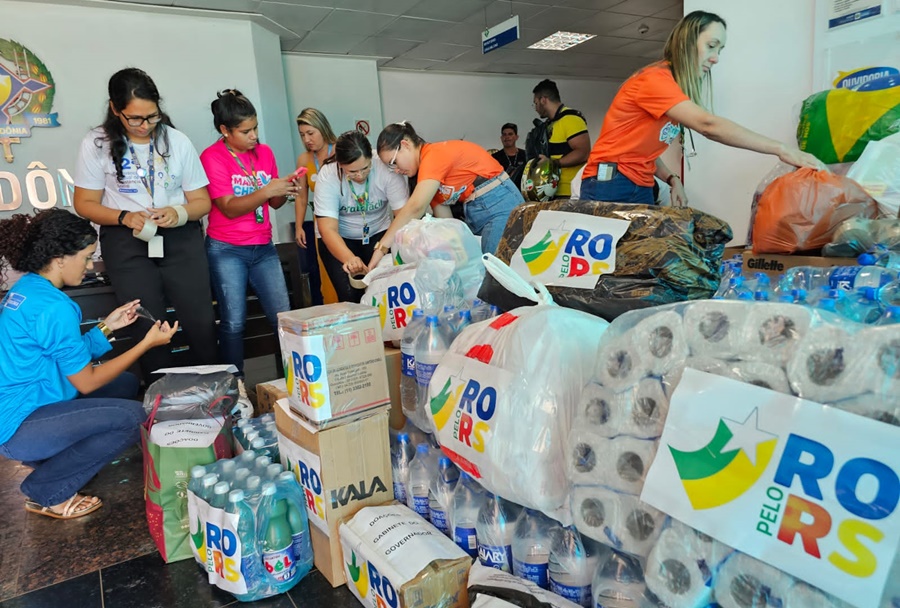 SOLIDARIEDADE: Governo de RO anuncia 1º lote de ajuda humanitária para o RS
