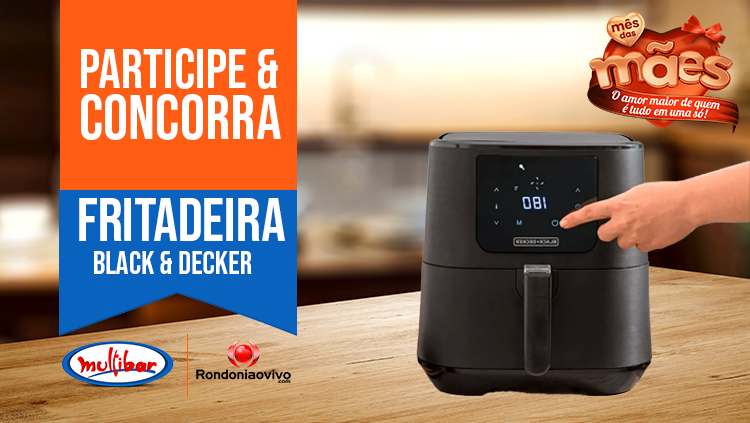 ÚLTIMO DIA: Uma Airfryer no sorteio da Multibar para o dia das mães, saiba como ganhar