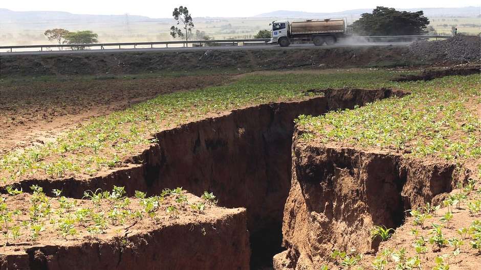 A enorme fenda que pode separar o Chifre da África do resto do continente