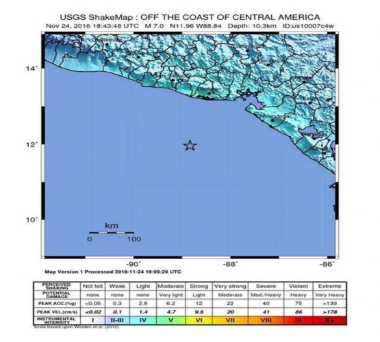 Terremoto sacode América Central e gera alerta de tsunami