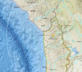 Terremoto de 6,3 graus atinge o Norte do Chile