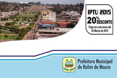 Carnês do IPTU 2015 já estão disponíveis na prefeitura