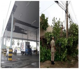 TEMPORAL: Chuva causa destruição em Porto Velho 