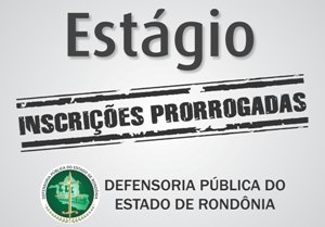 Estágio remunerado - inscrições prorrogadas até dia 22/08