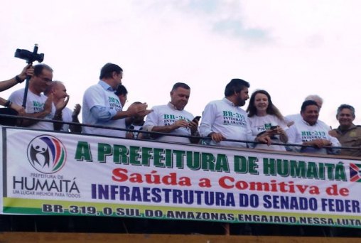 BR-319: Lúcio Mosquini representa a bancada federal na Caravana da Integração