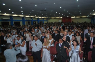 Casamento comunitário oficializa união de mais de 160 casais em Porto Velho – Fotos