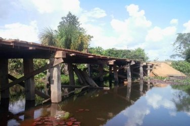 Bombeiros condenam Ponte do Salomão por apresentar risco de desabamento