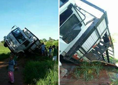 Motorista tem prejuízo e culpa más condições de estrada e ponte vicinal