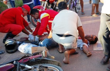 Acidente na RO 470 deixa agricultor gravemente ferido e infrator foge sem prestar socorro