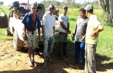 Fazenda invadida na divisa de Buritis e Monte Negro estava sendo loteada para venda