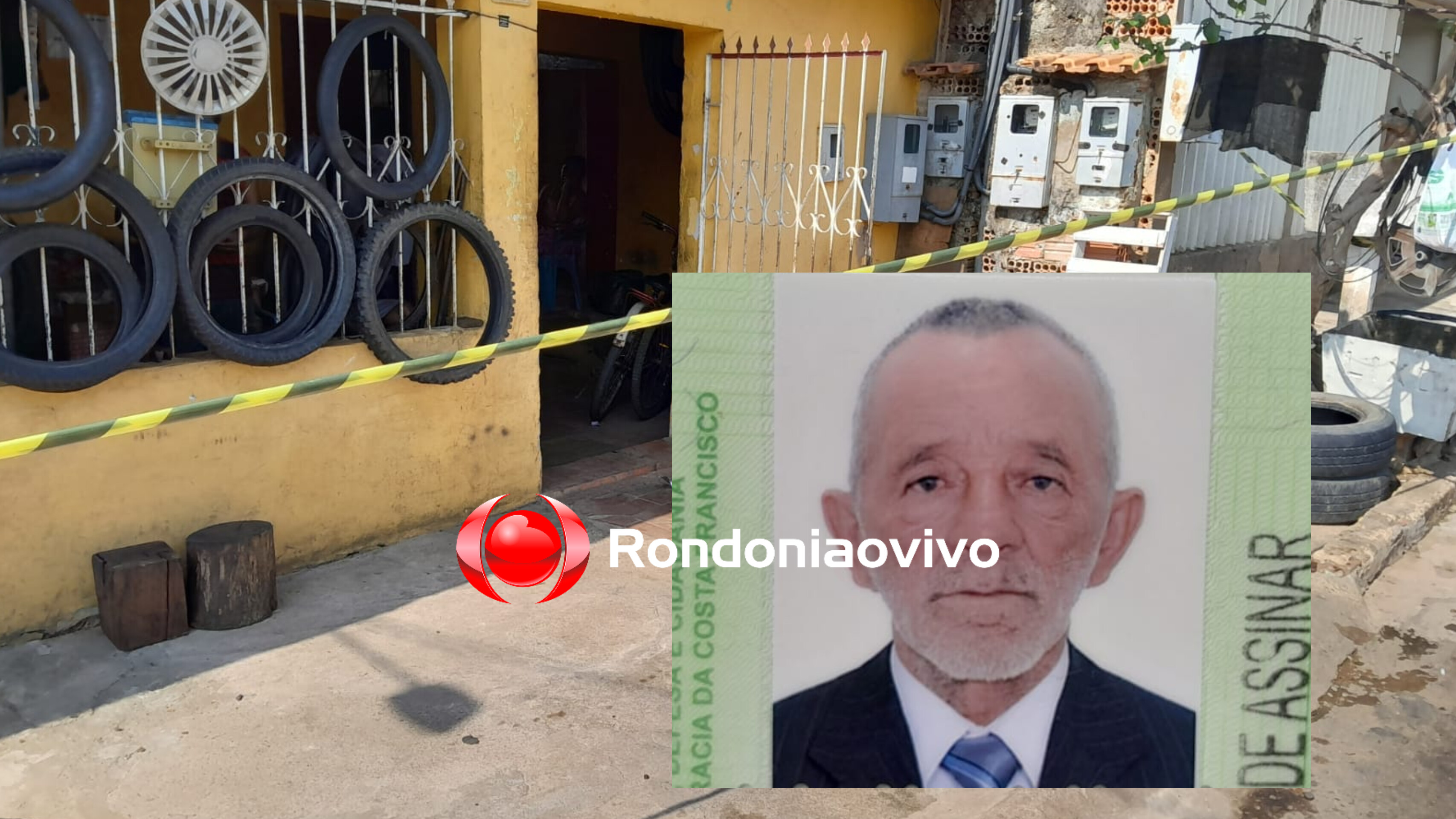 URGENTE: Homem é encontrado morto na frente de borracharia na zona Sul