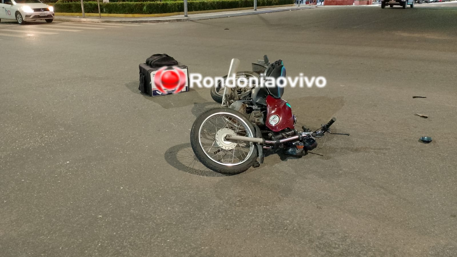 URGENTE: Motoboy fica lesionado em grave acidente na Jorge Teixeira 