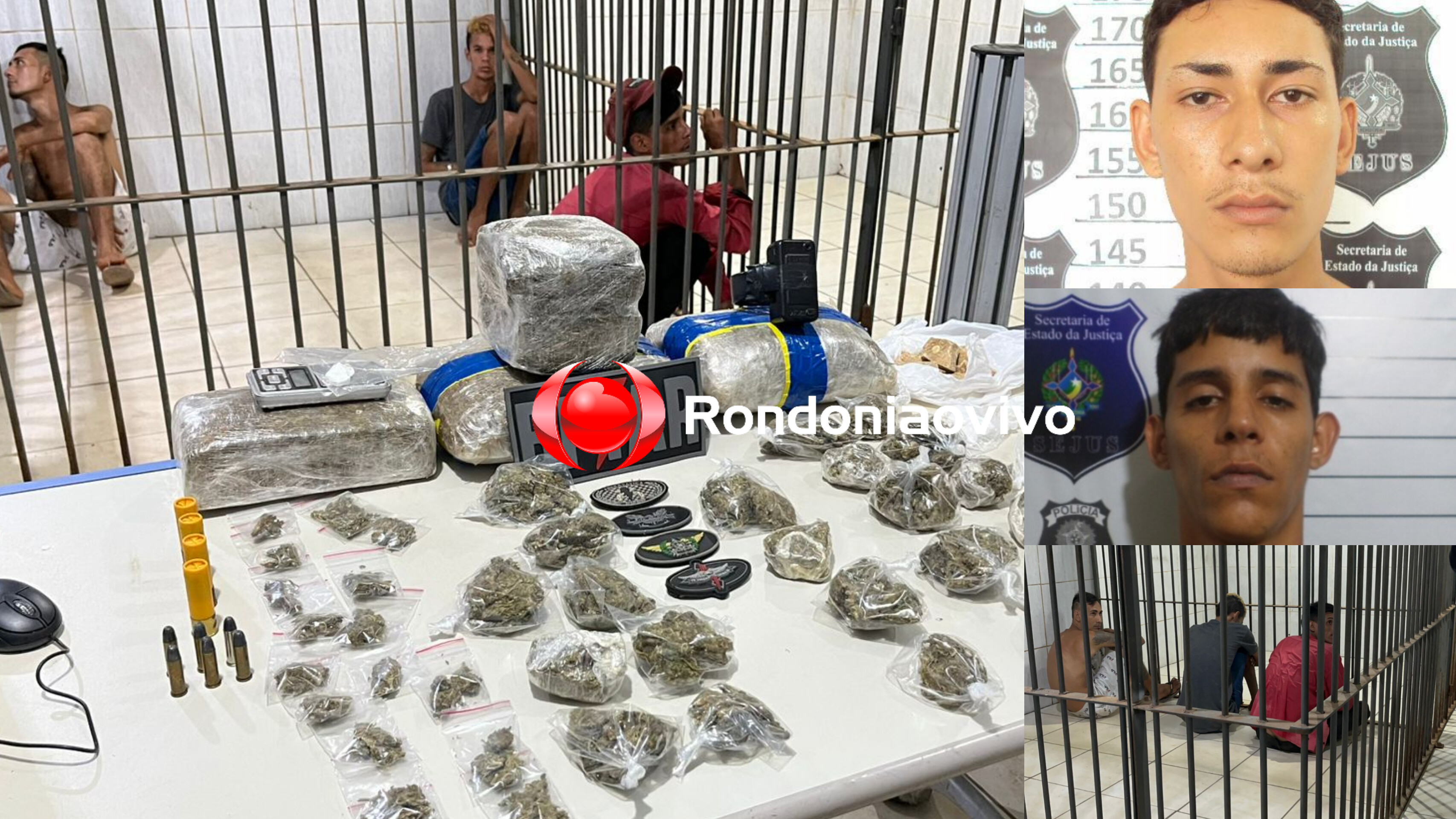 TRÁFICO: Trio é preso com tabletes de drogas após operação da PM com cão farejador 