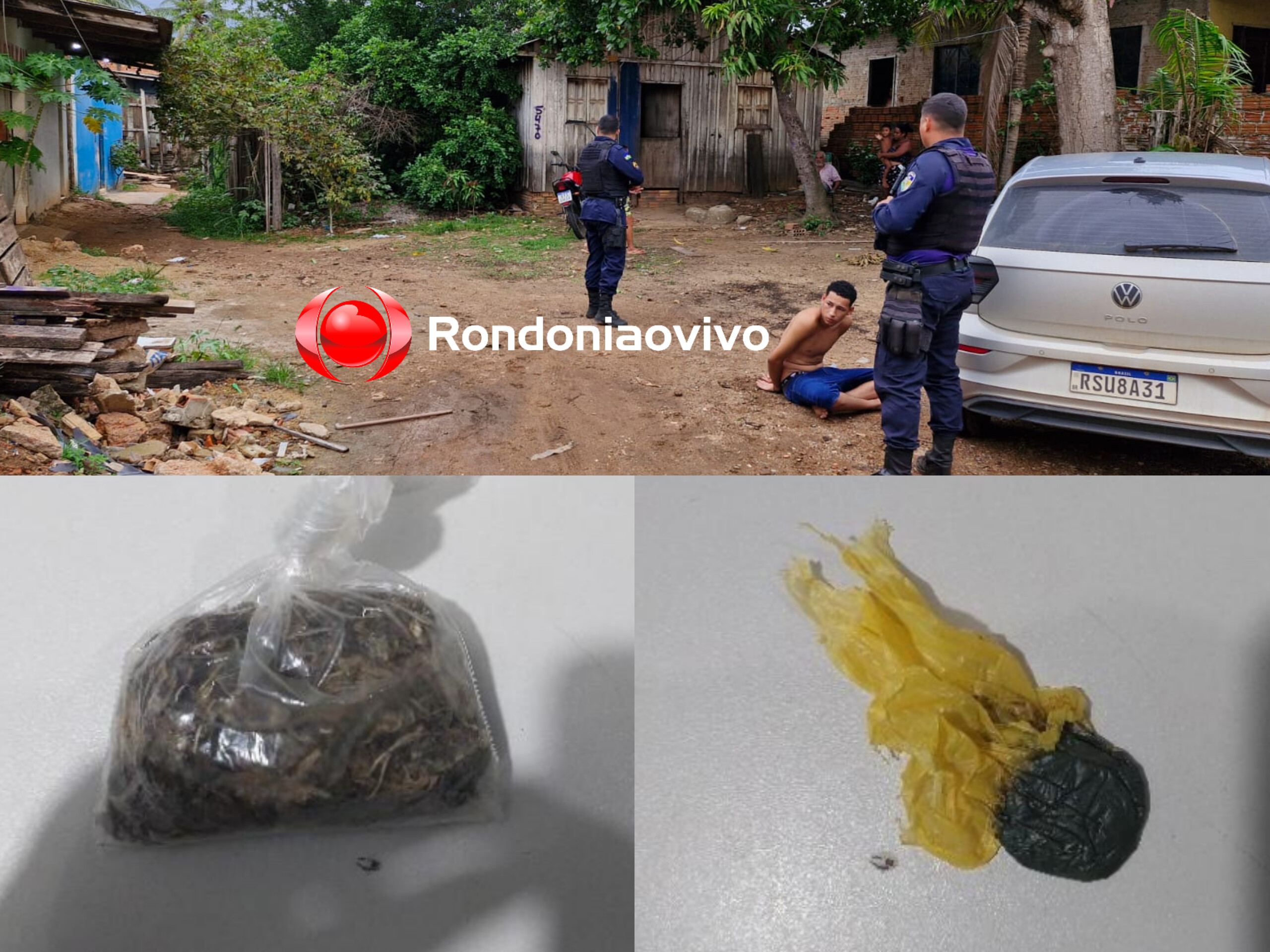 SÃO SEBASTIÃO: 'Davi do CV' é preso com maconha e haxixe após ação da PM com helicóptero 