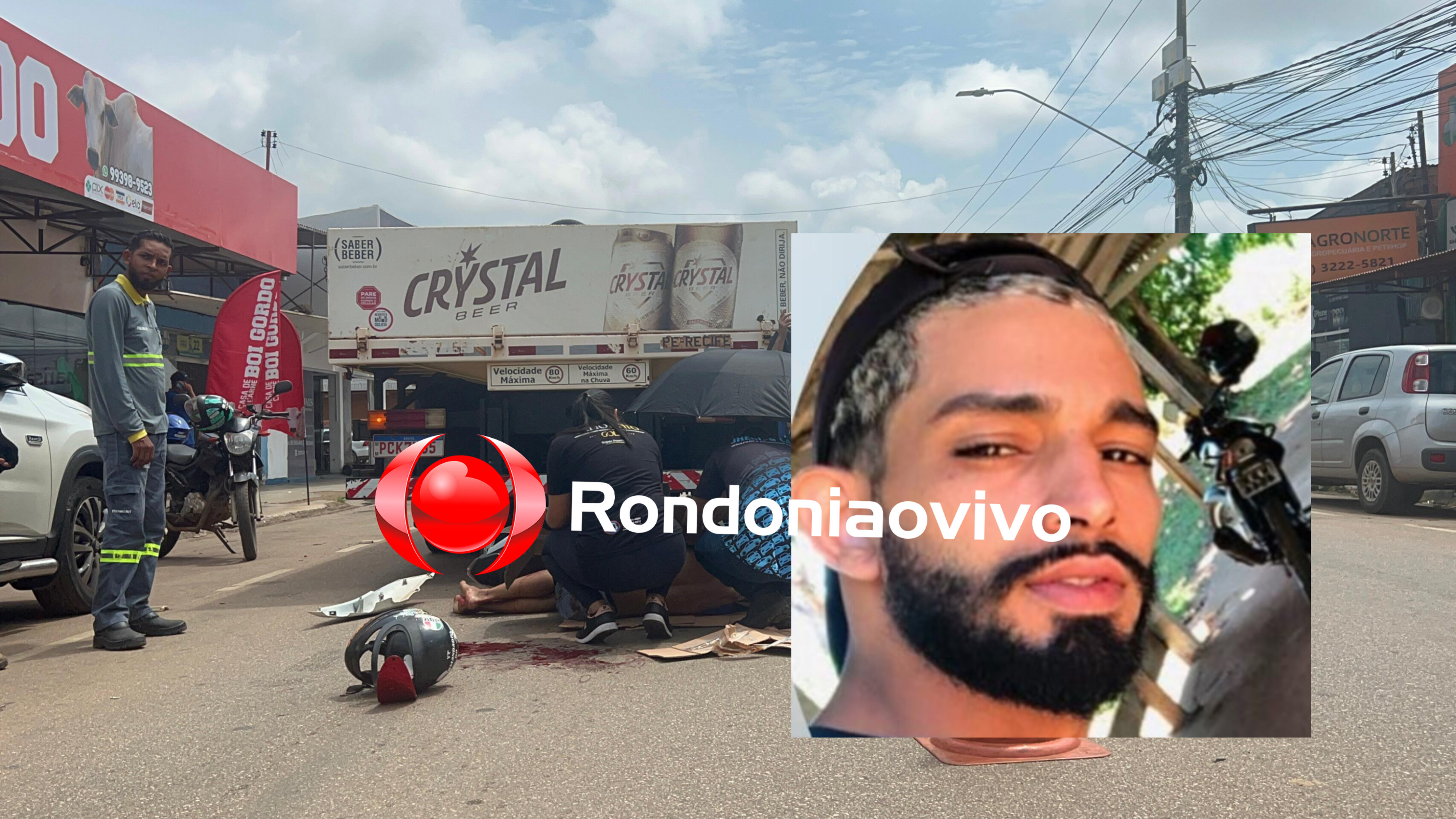 URGENTE: Morre motociclista que bateu na traseira de caminhão na Amazonas 