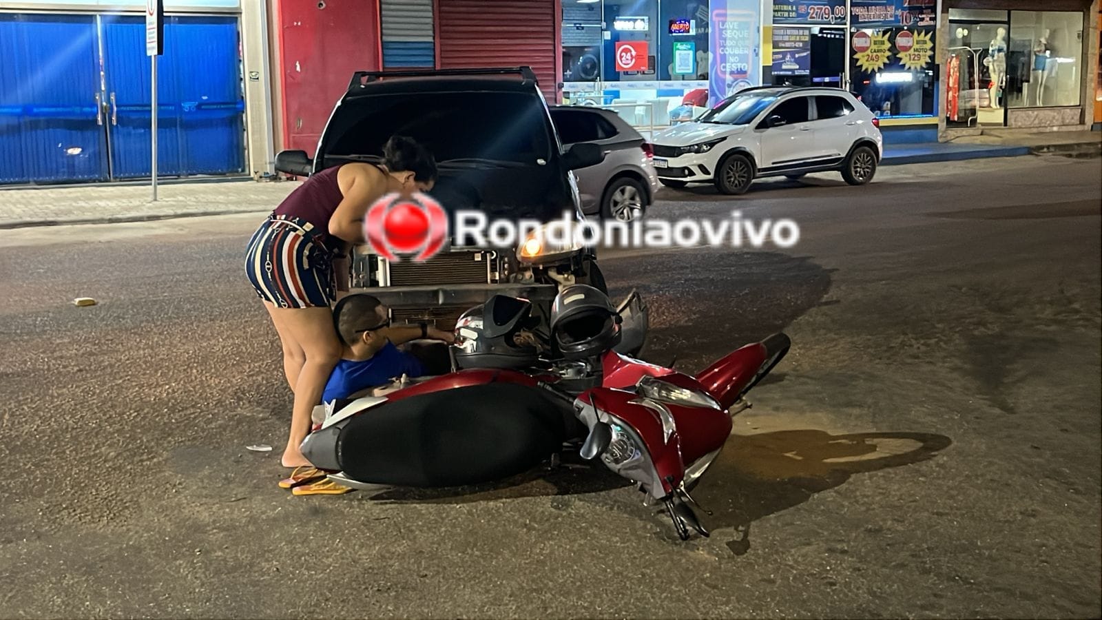 URGENTE: Policial penal é atingido por carro na contramão em Porto Velho 