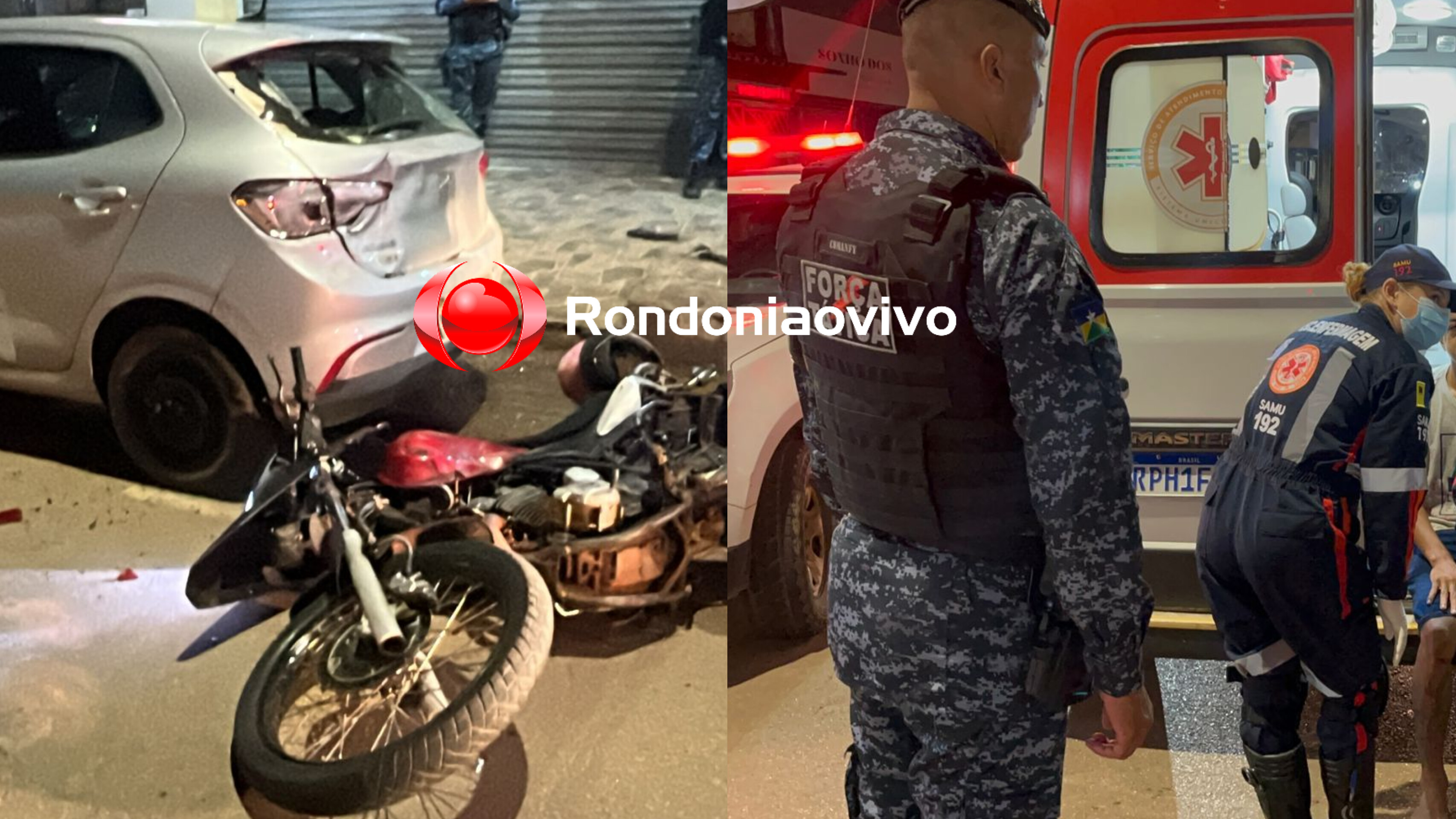 NA CALAMA: Motociclista se envolve em grave acidente ao tentar fugir da polícia 