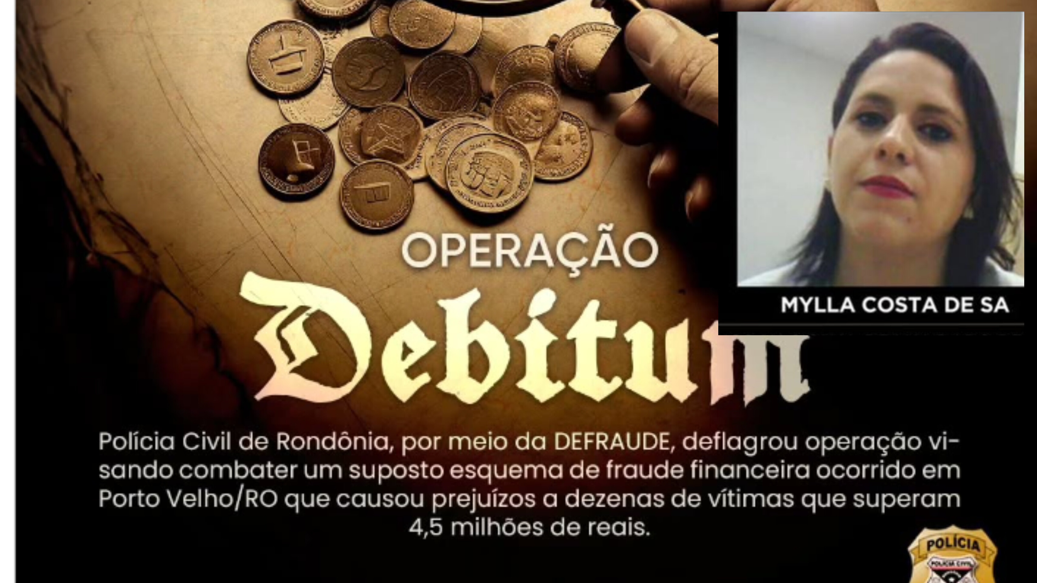 DEBITUM: Polícia Civil realiza operação contra esquema de fraude milionária