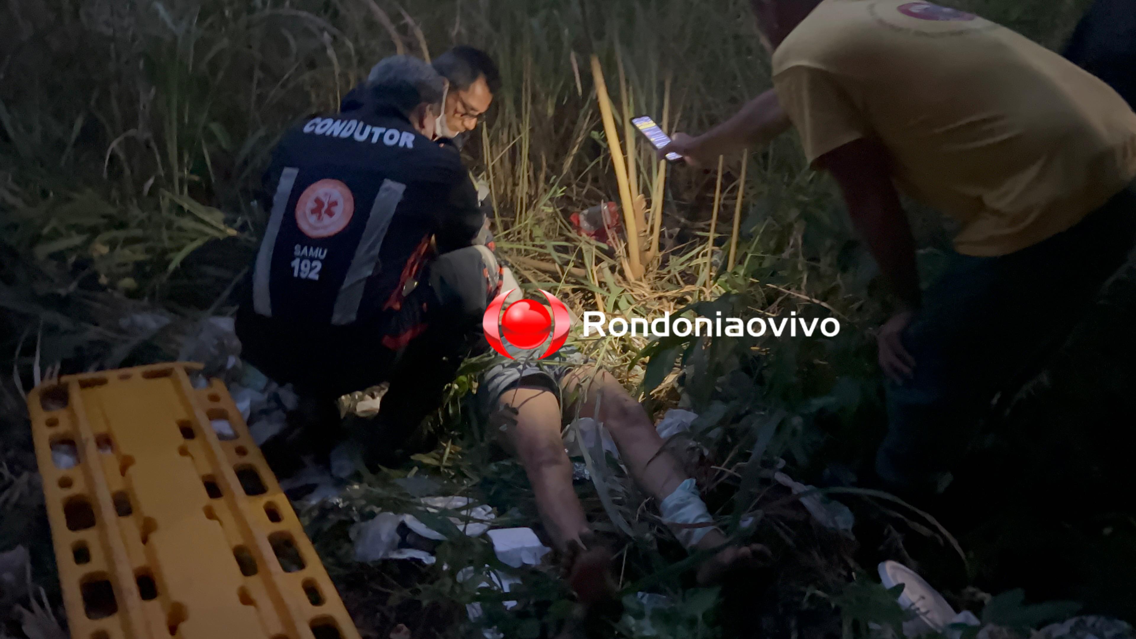 VÍDEO: Mulher fica gravemente ferida após cair de prédio abandonado