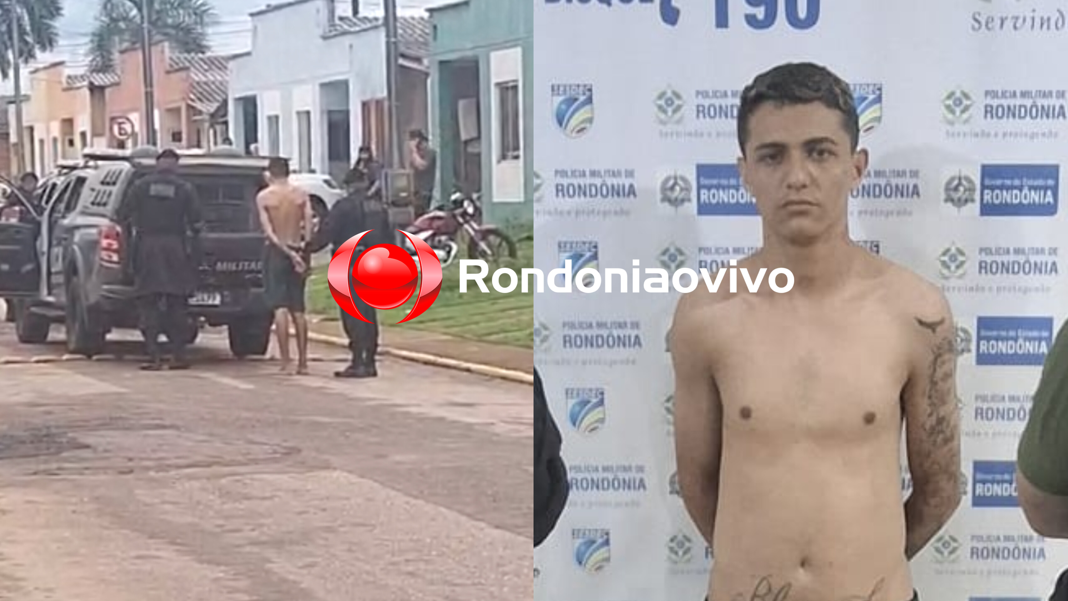 VEJA VÍDEO: 'CR7 do PCC' é preso com .40 após cerco policial no Bairro Novo 