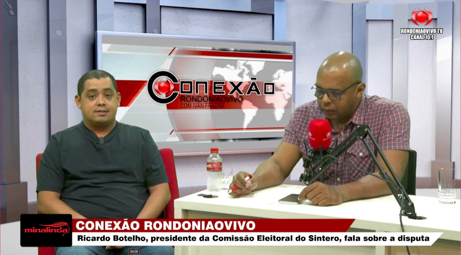 CONEXÃO RONDONIAOVIVO:  Ricardo Botelho, pres. da Comissão Eleitoral do Sintero, explica eleição