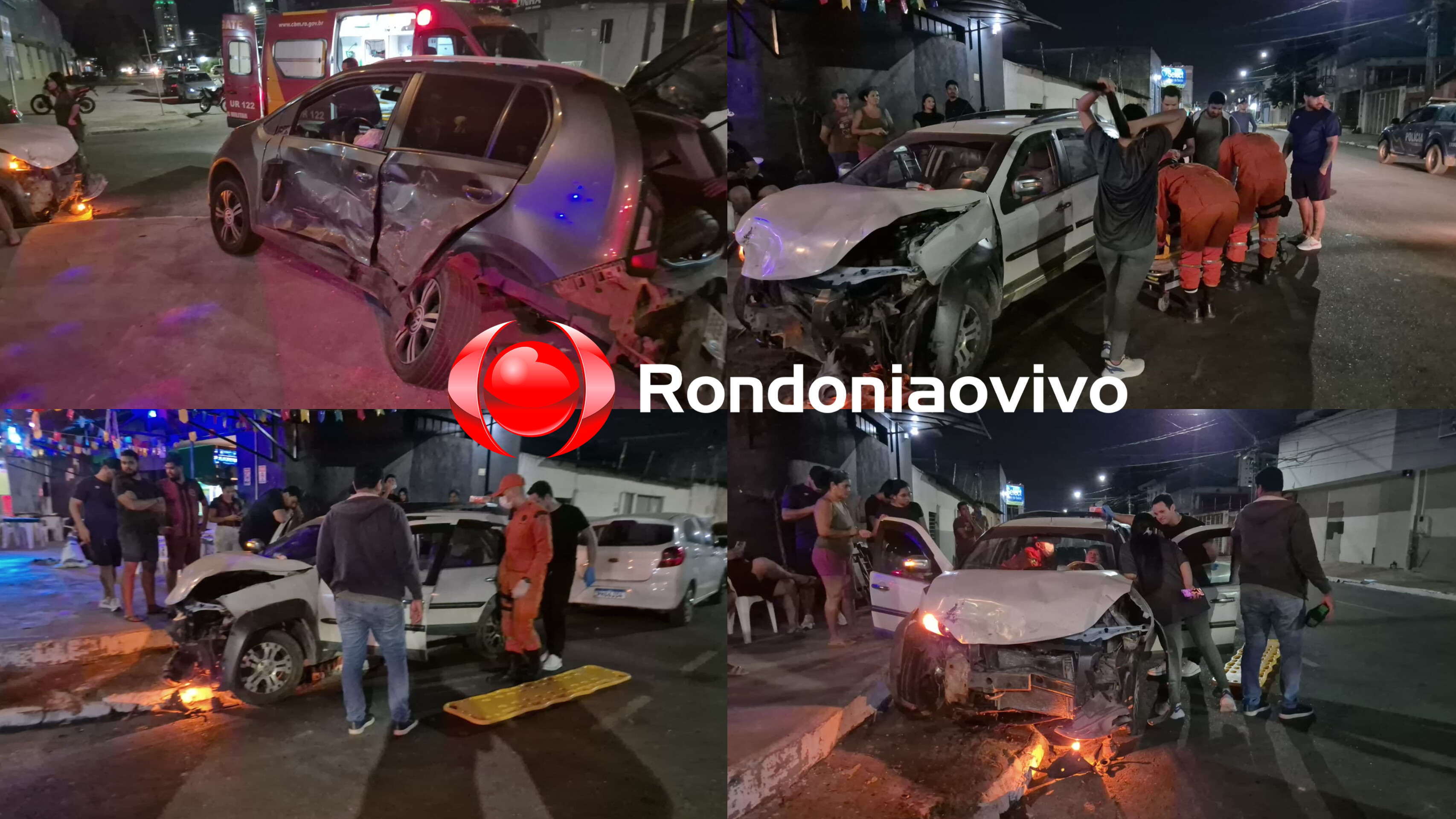 ASSISTA: Mulher fica ferida em grave acidente na Dom Pedro II