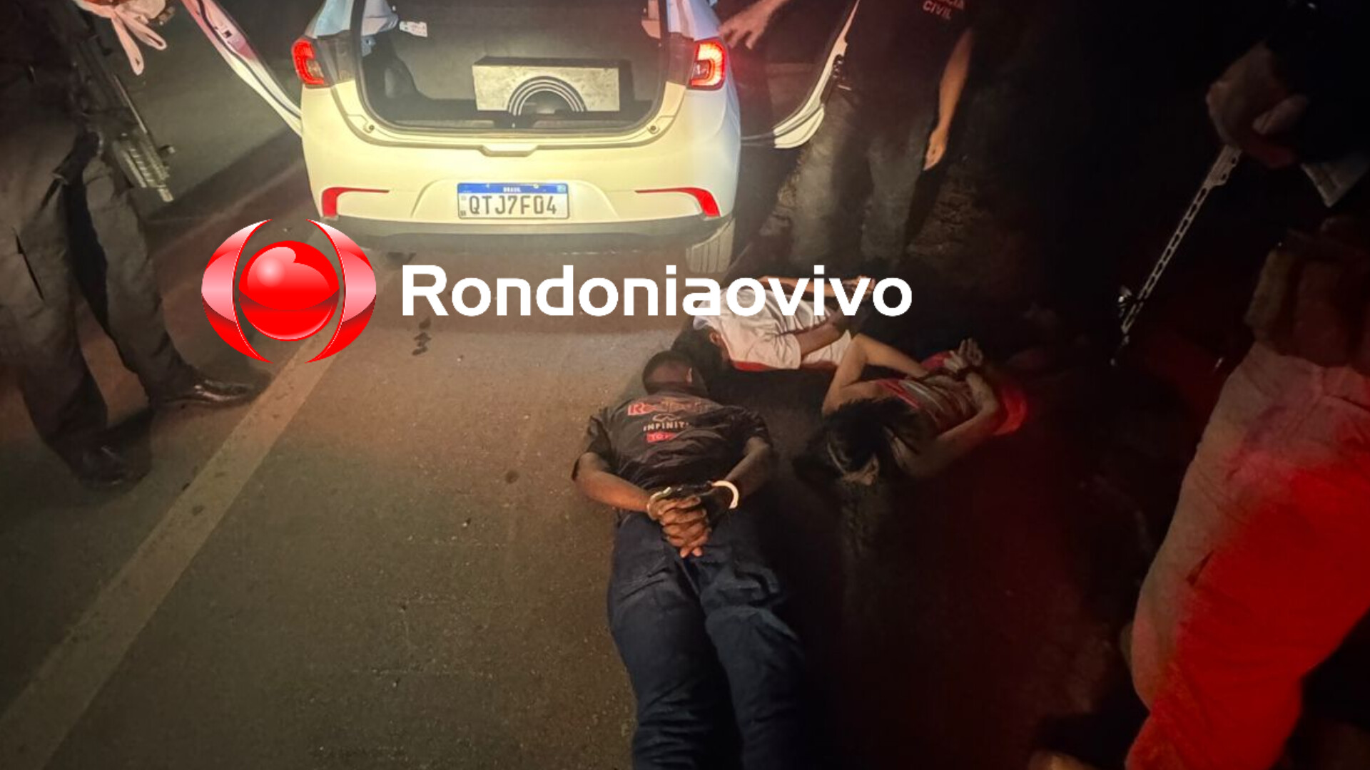 REFÉM AMARRADO: Trio é preso acusado de roubar carro e sequestrar motorista de app