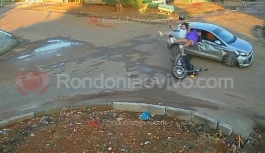 NA JACI-PARANÁ: Vídeo registra gravíssimo acidente com duas vítimas 