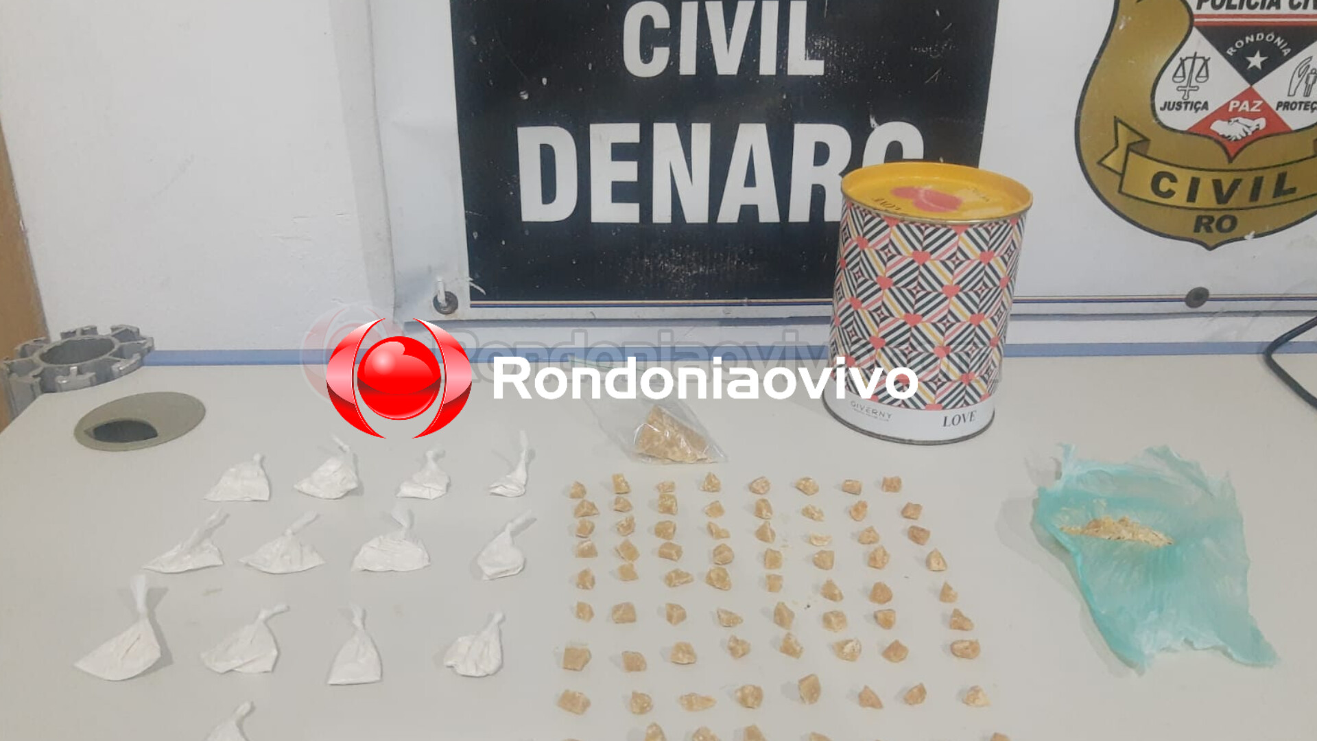 AÇÃO DO DENARC: Mulher vendia droga com filho de um mês na rede; Trio é detido 