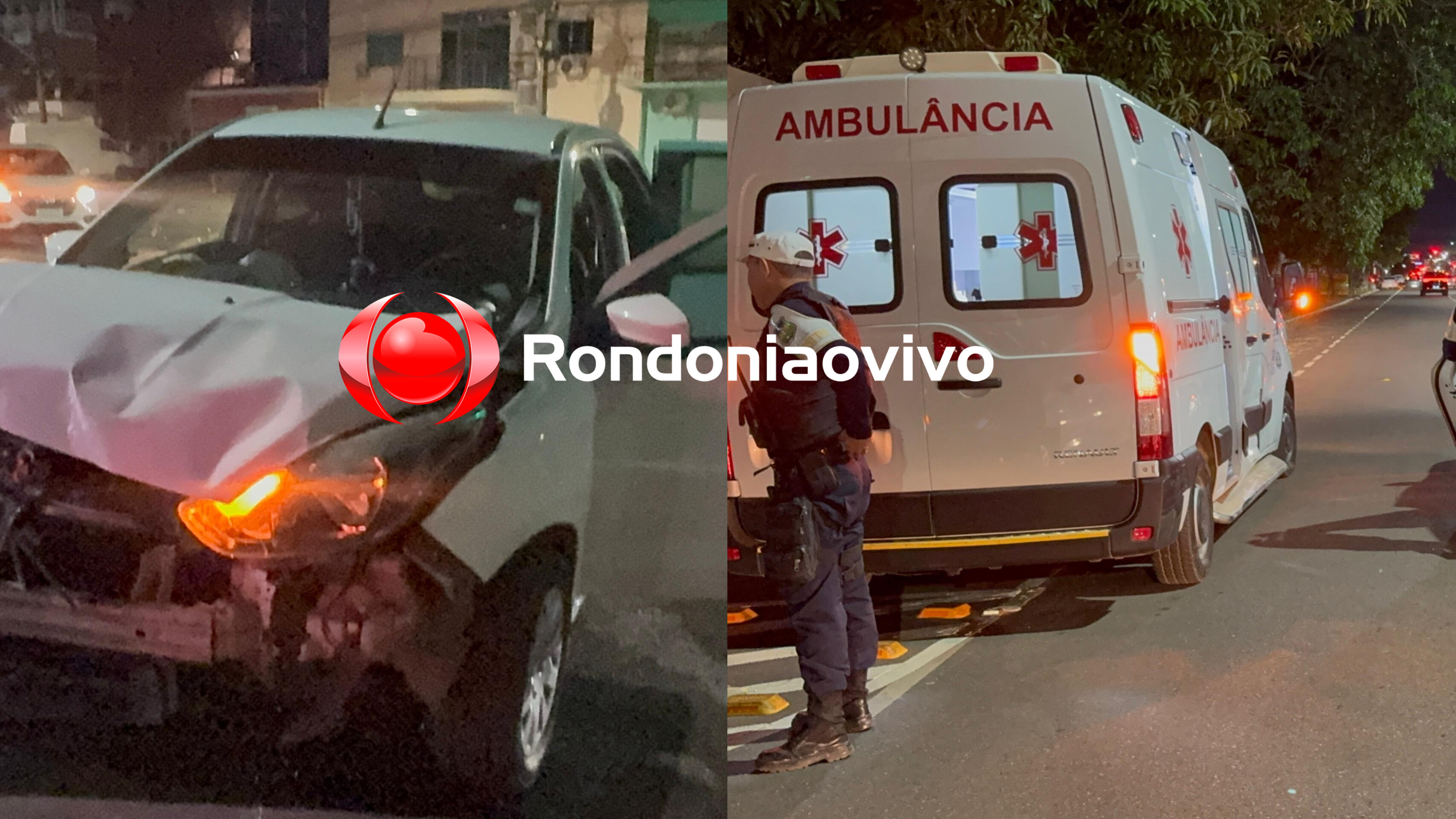 URGENTE: Grave colisão envolvendo ambulância deixa vítima em Porto Velho 