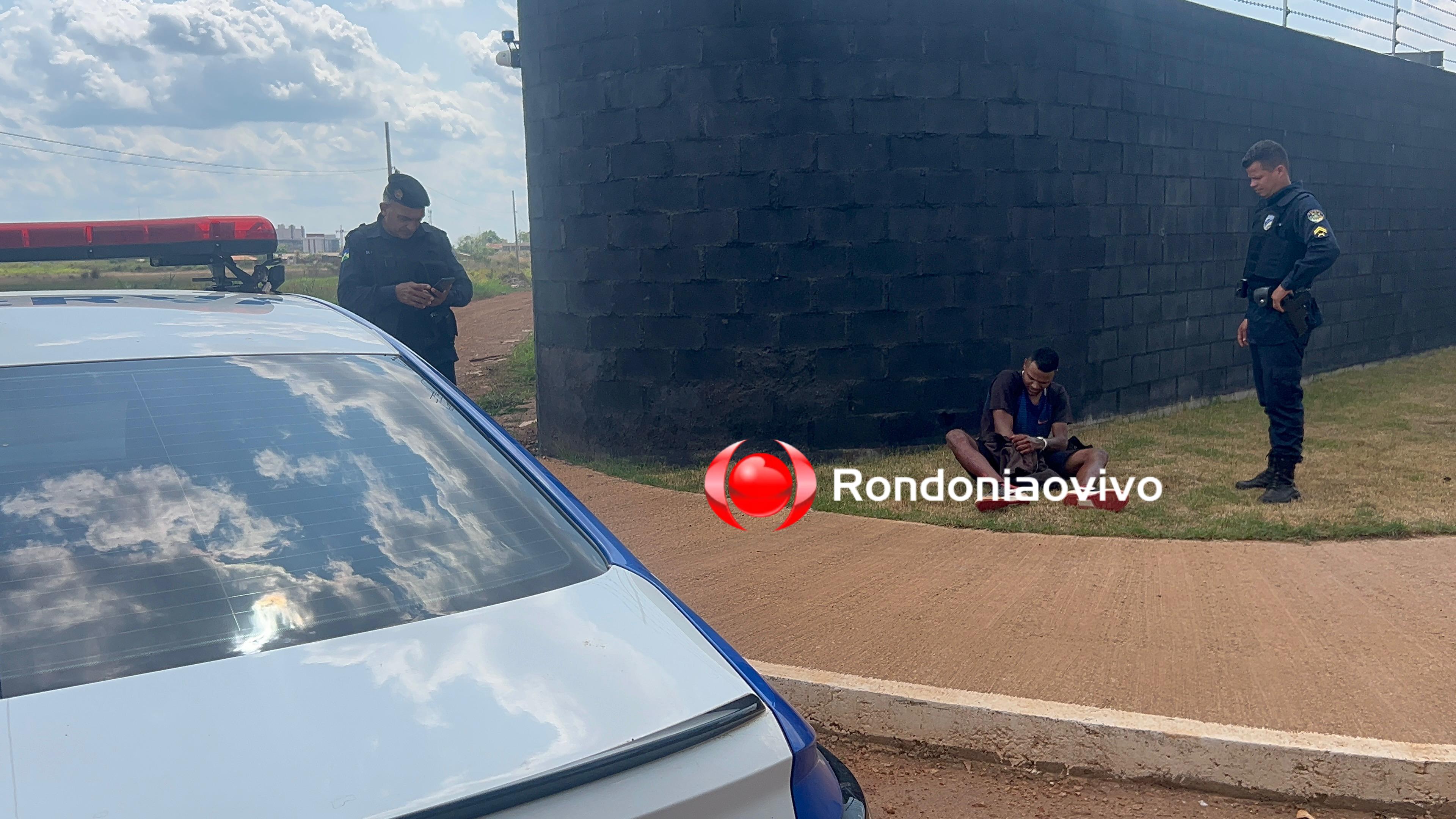 VÍDEO: Assaltante é baleado por policial penal ao roubar mulher na frente do Cemetron