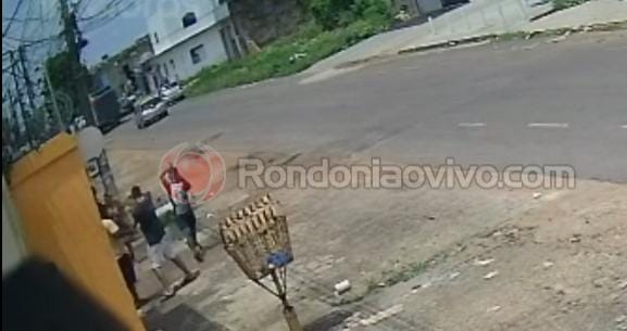 VEJA VÍDEO: Briga na fila de comida acaba em tentativa de homicídio em casa de apoio 