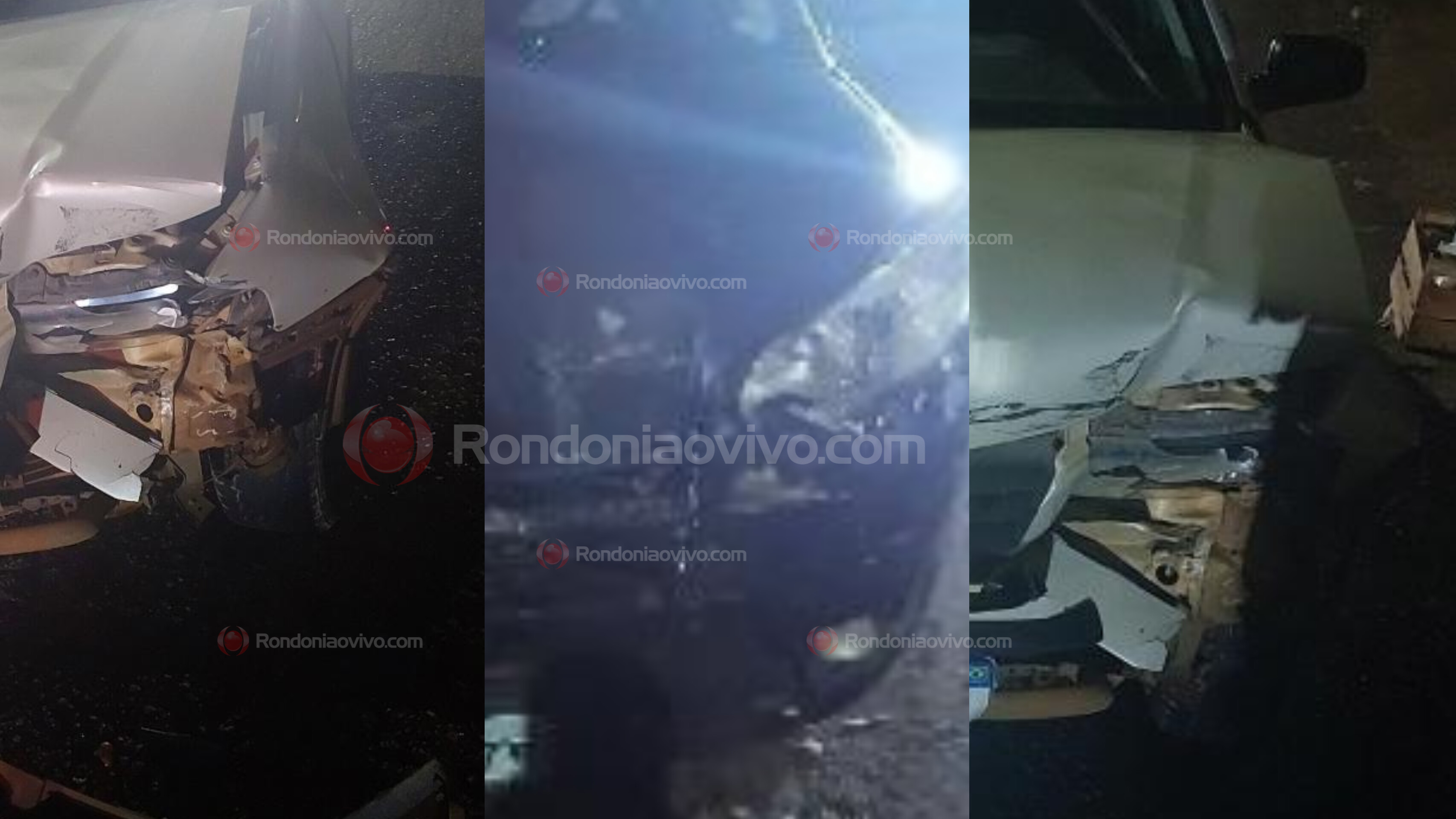 NA CONTRAMÃO: Motorista foge após bater em carro parado e deixar mulher de músico ferida 