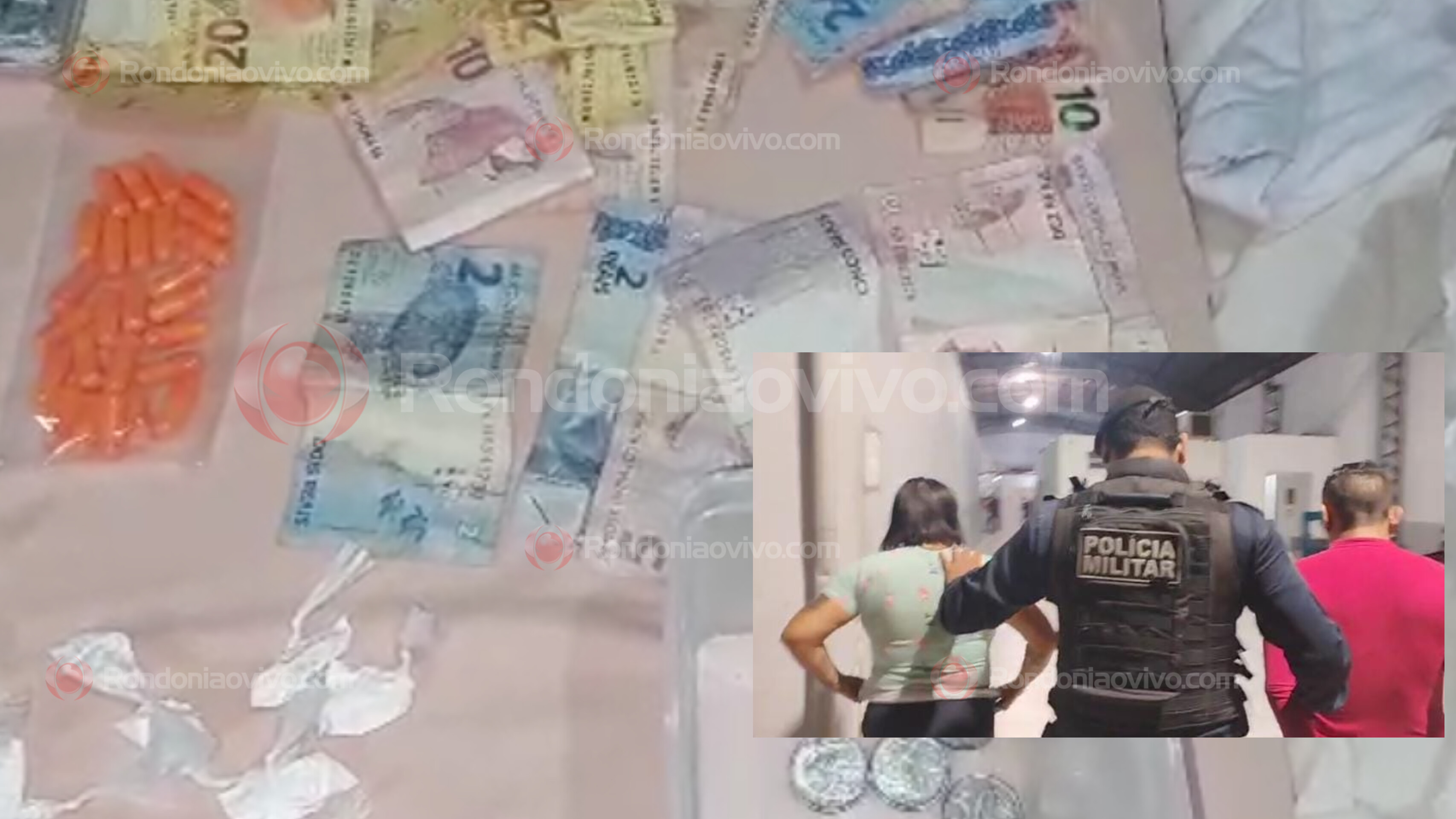 VÍDEO: Equipe do sargento Machado prende casal e fecha boca de fumo 