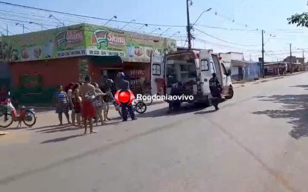 URGENTE: Idosa fica inconsciente após grave atropelamento indo para a igreja 