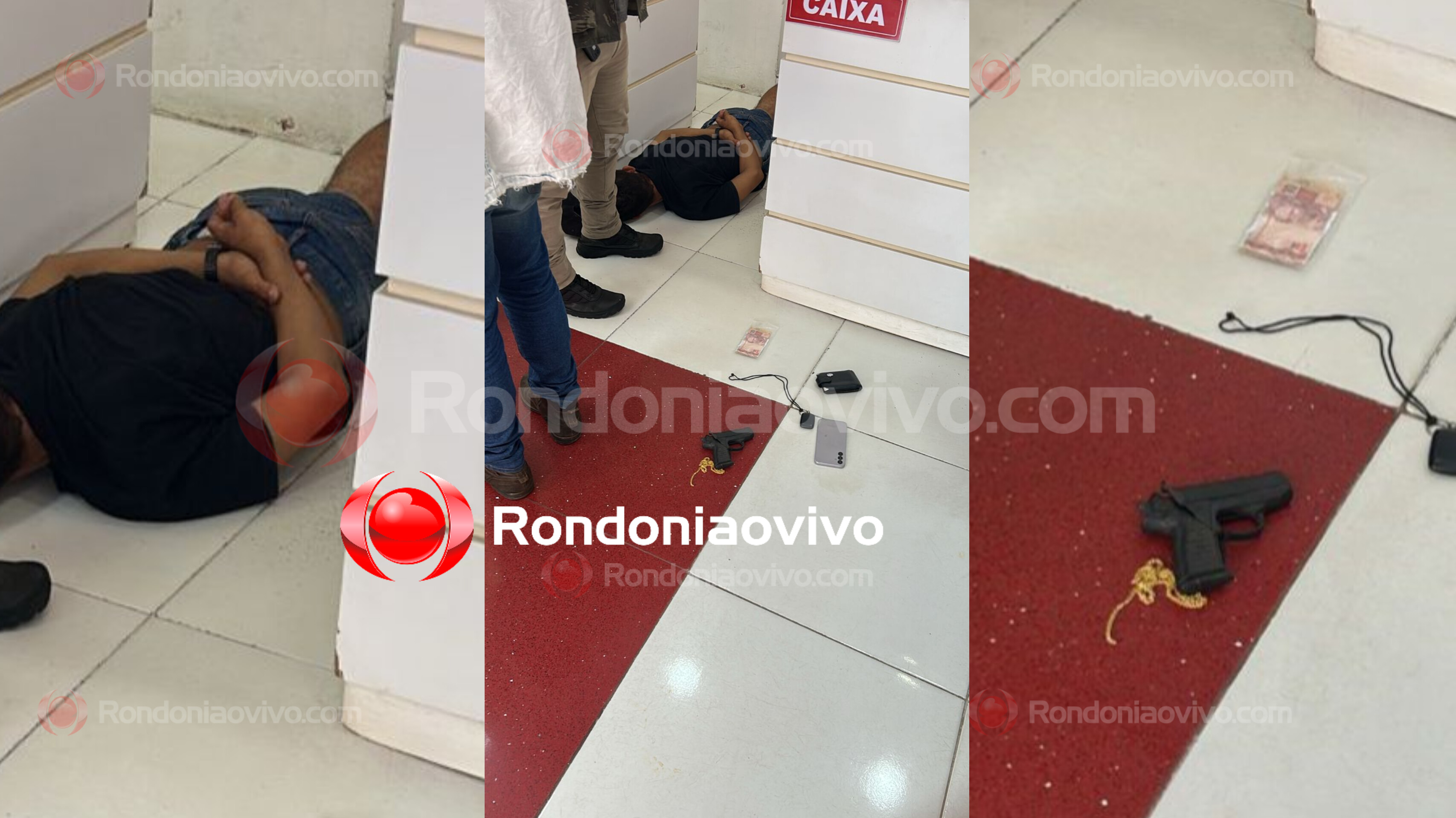 URGENTE: Assaltante é preso durante roubo em ótica no Centro 