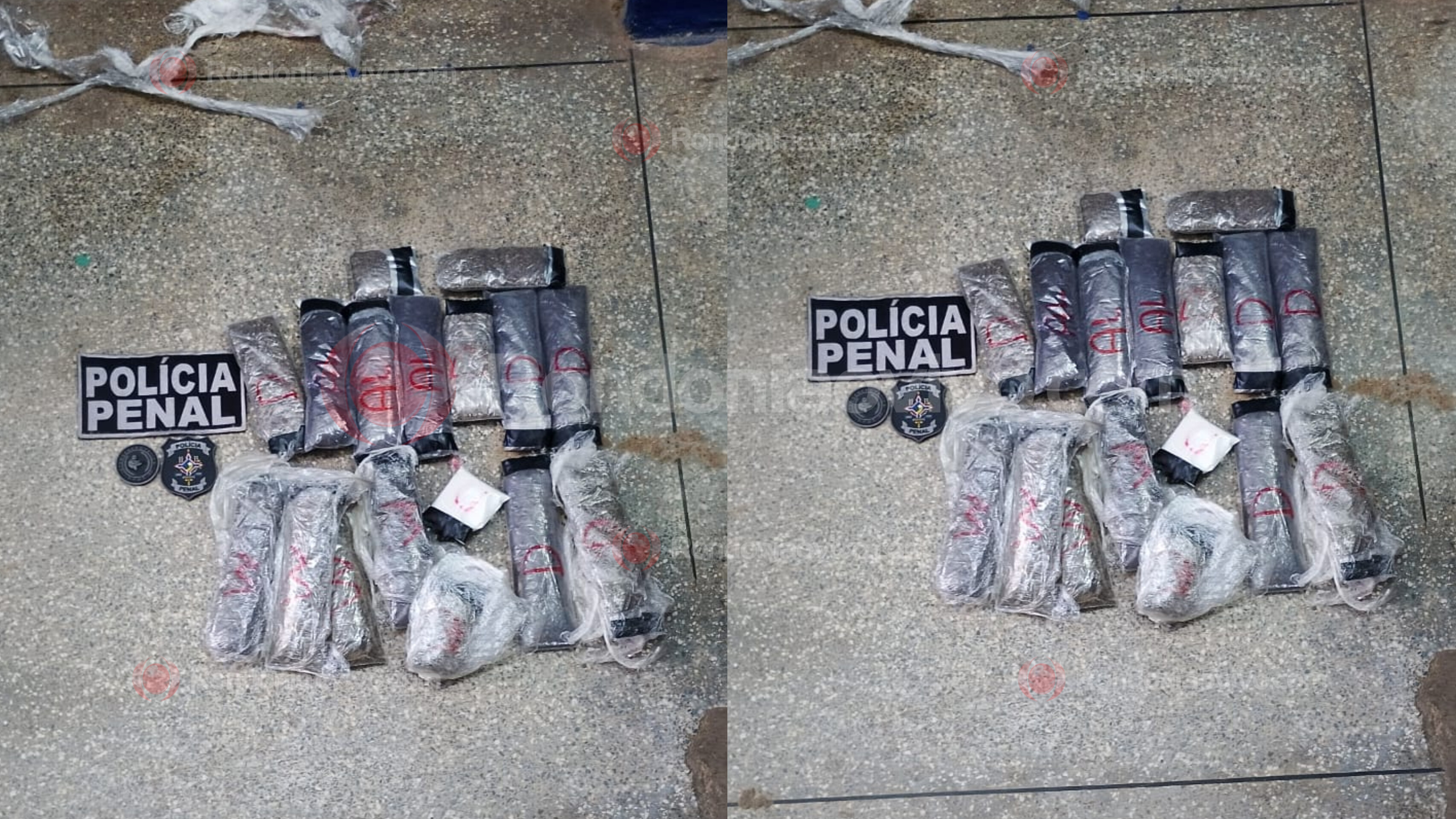 NO FLAGRA: Polícia Penal prende criminoso com drogas enroladas ao corpo no 603