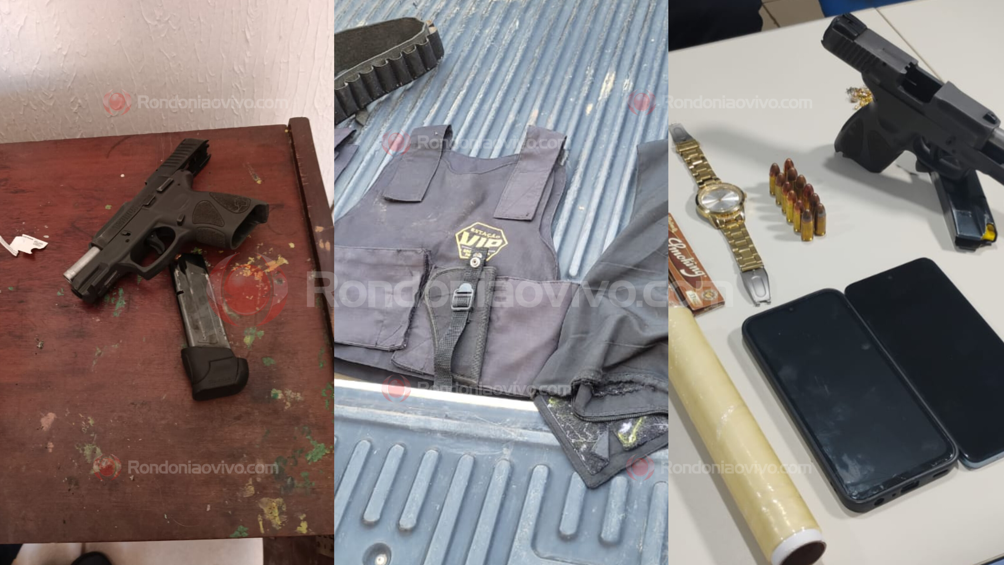 MORAR MELHOR: Membros do PCC são presos com pistola e coletes após ameaçarem policial