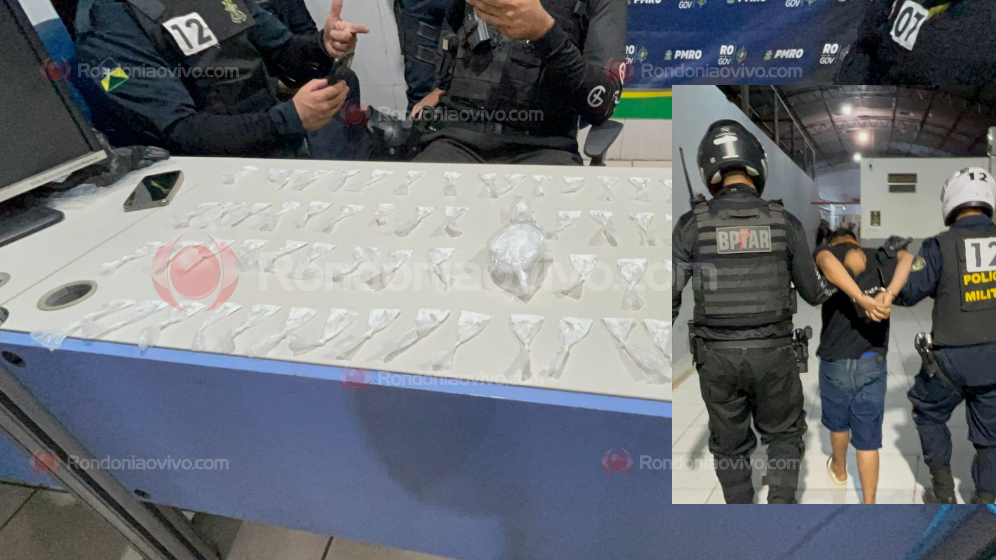 TENTOU ESCAPAR: Após perseguição policial, adolescente é detido com 73 porções de cocaína 