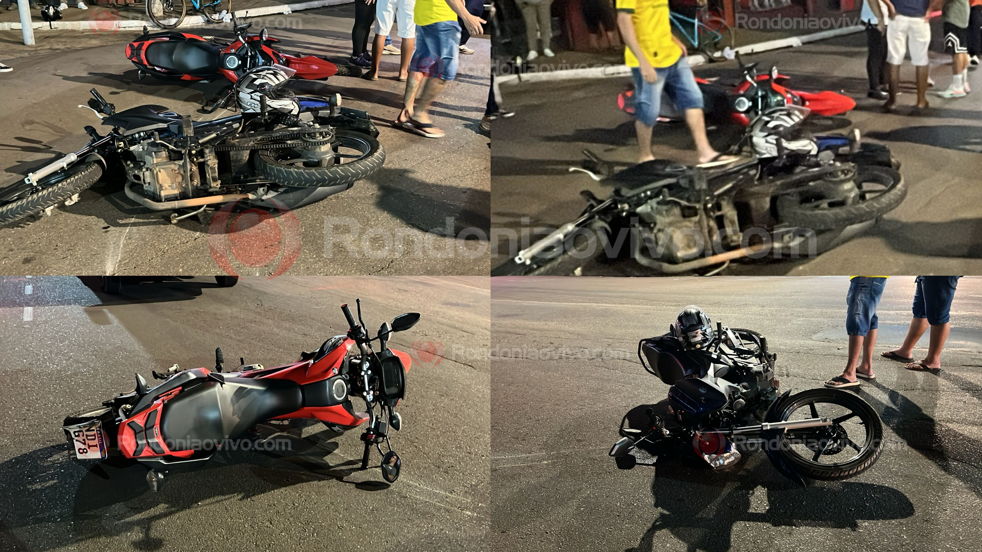 NO SEMÁFORO: Dois motociclistas são vítimas de grave acidente na 7 de Setembro 