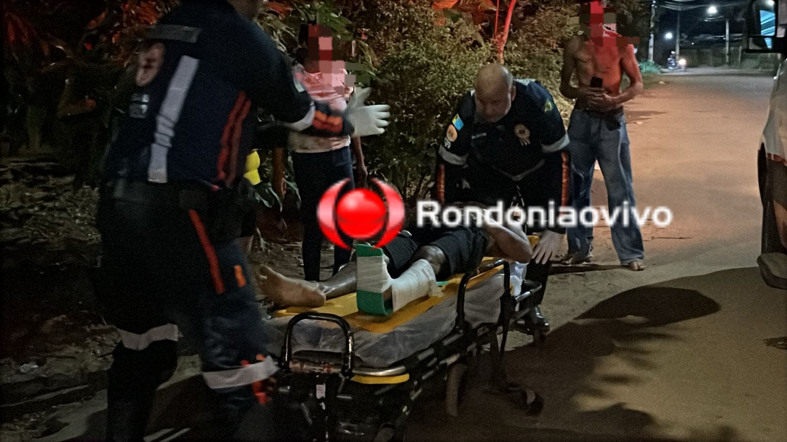 PAULADAS: Homem tem perna fraturada ao ser agredido por bando na capital 