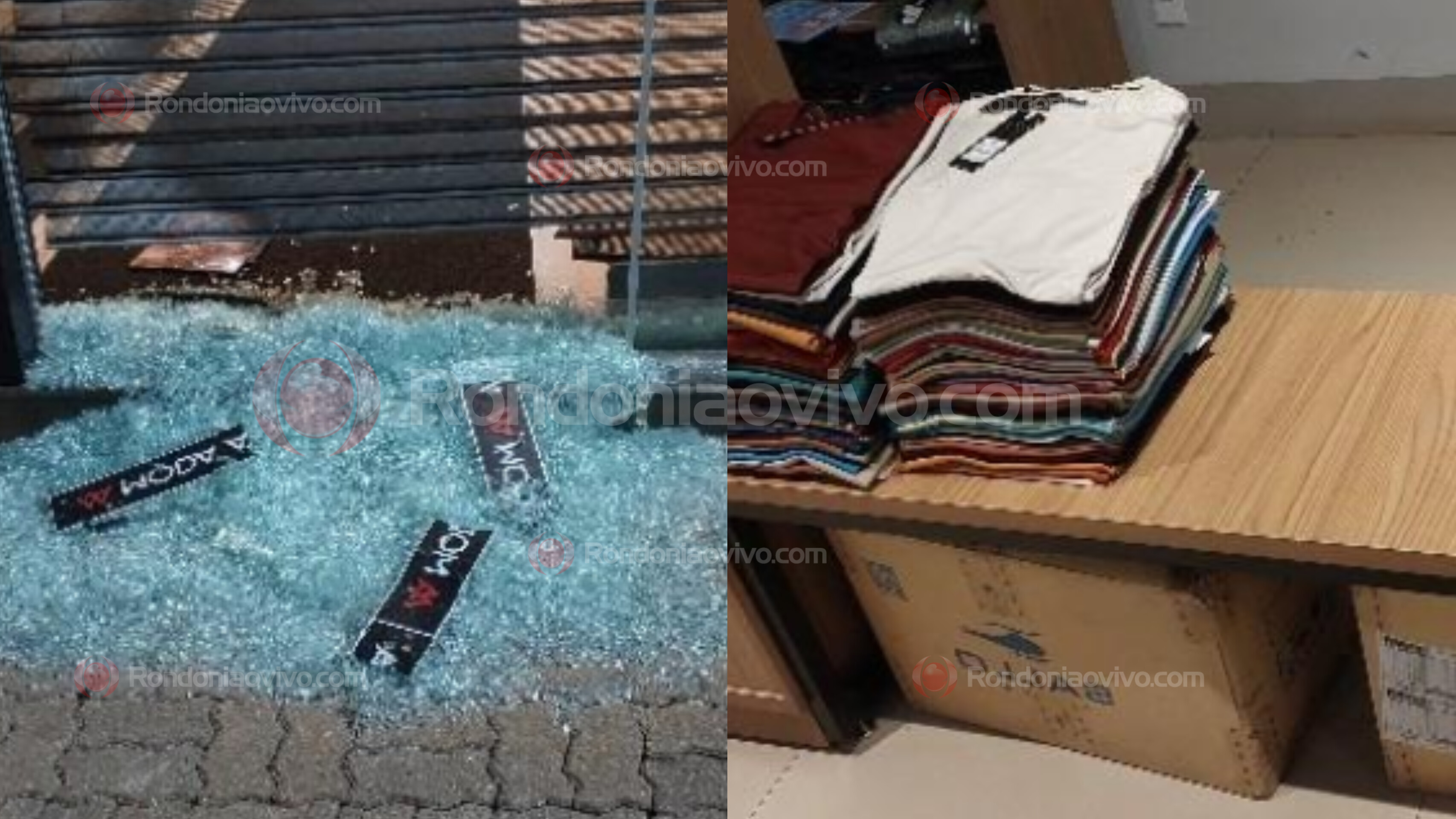 ARRASTÃO: Criminosos invadem loja e furtam 300 camisas da Sallo