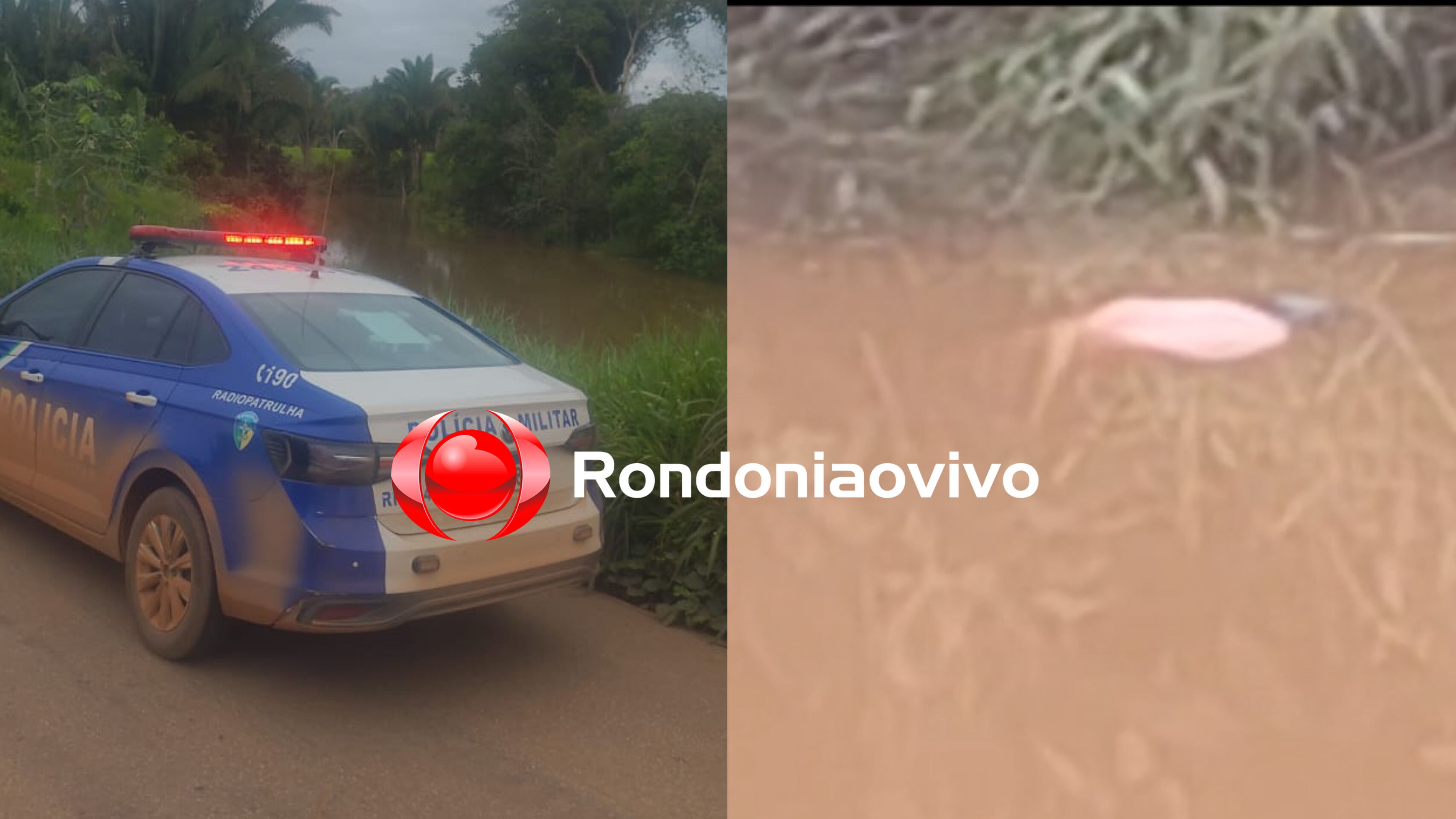 VÍDEO: Cadáver é encontrado em lago as margens da Estrada da Penal 