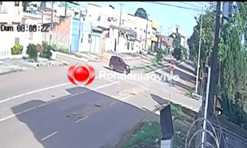 VÍDEO: Militar do Exército perde controle da direção e bate  HR-V contra poste 