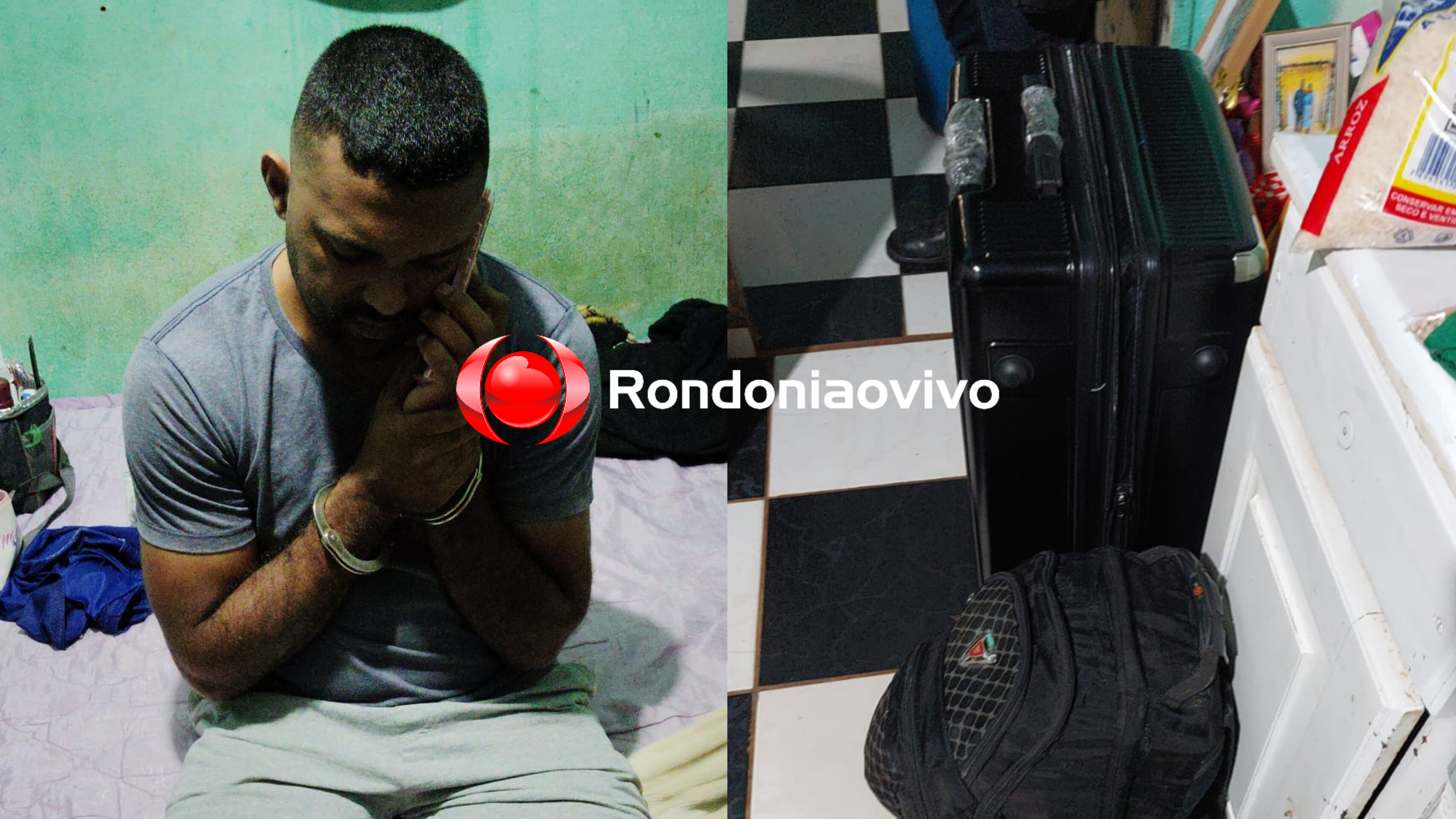 30 ANOS DE CADEIA: Homem arruma as malas para fugir, mas equipe do sgt Machado chega antes 