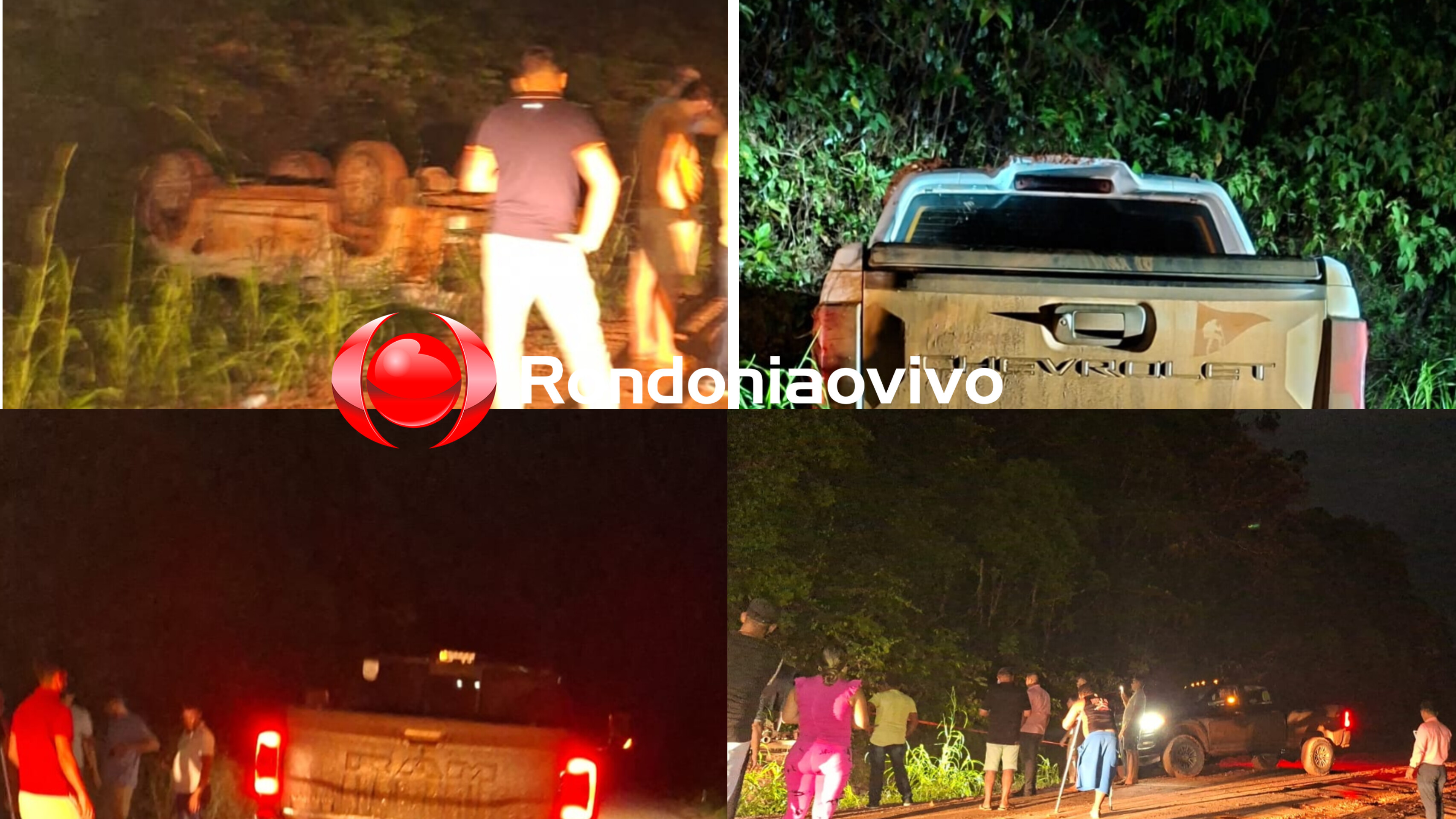 VÍDEO: Caminhonete que saiu de Porto Velho capota e cai em ribanceira na BR-319 