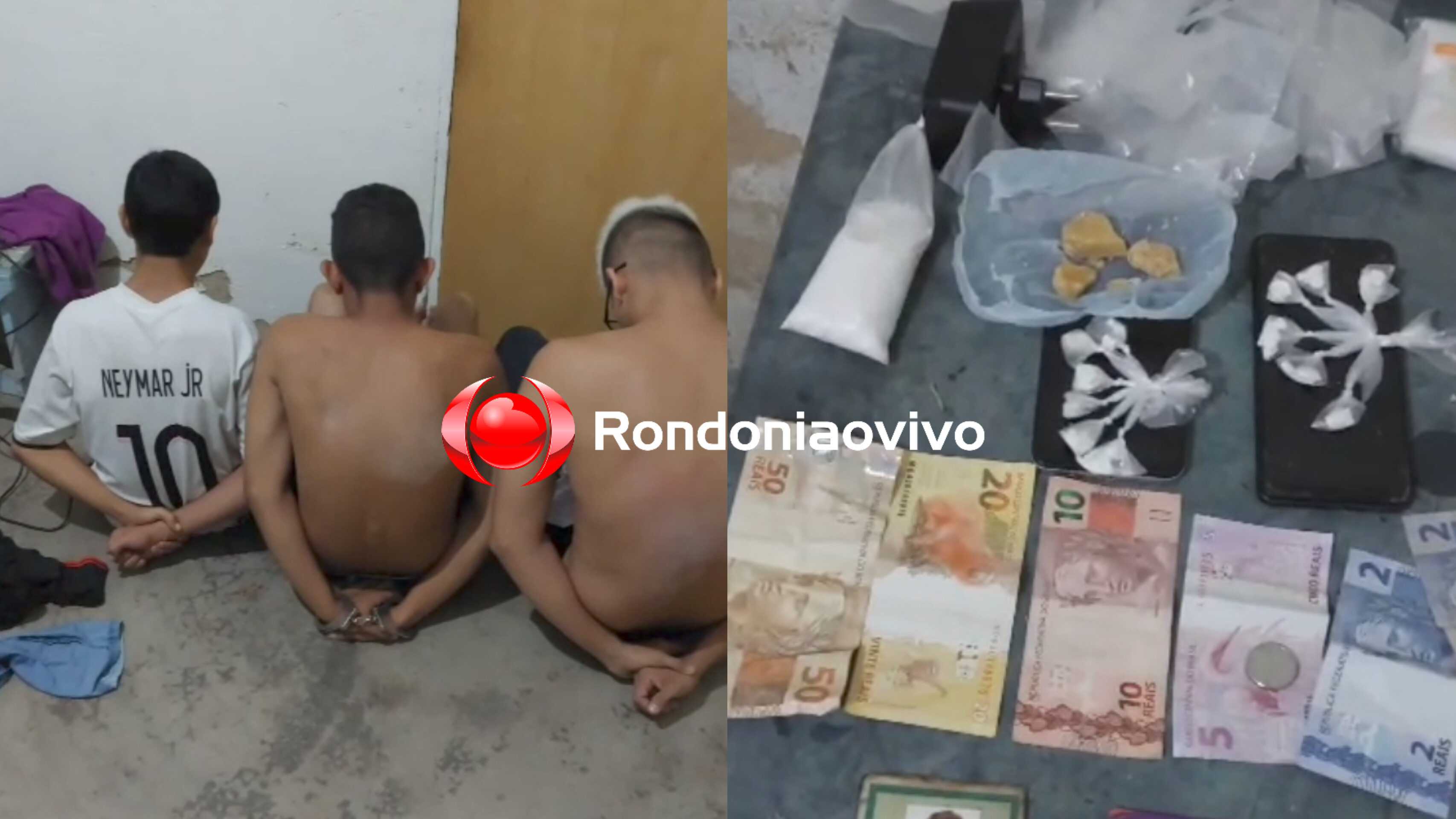 VÍDEO: Equipe do sgt Machado fecha mais uma boca de fumo do CV e três vão para a cadeia 